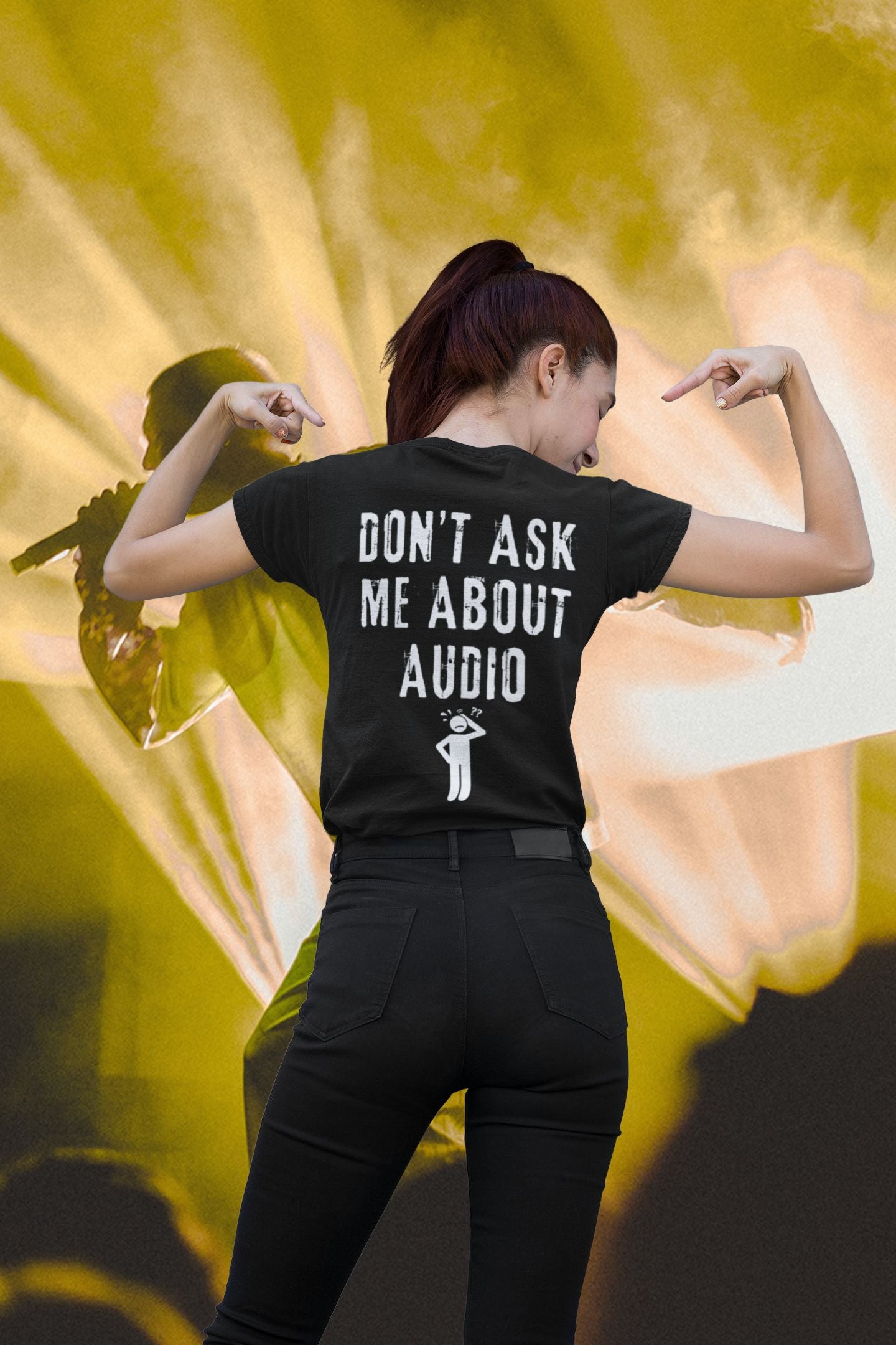 I Am Lights Funny Theatre Tech Crew T-Shirt for Women – Fitted Lighting Tech Humour