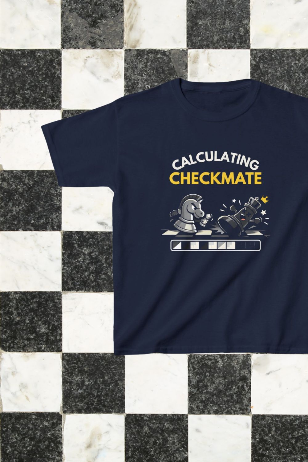 Calculating Checkmate Kids Chess T-Shirt – STEM & Chess Club Gift for Clever Kids