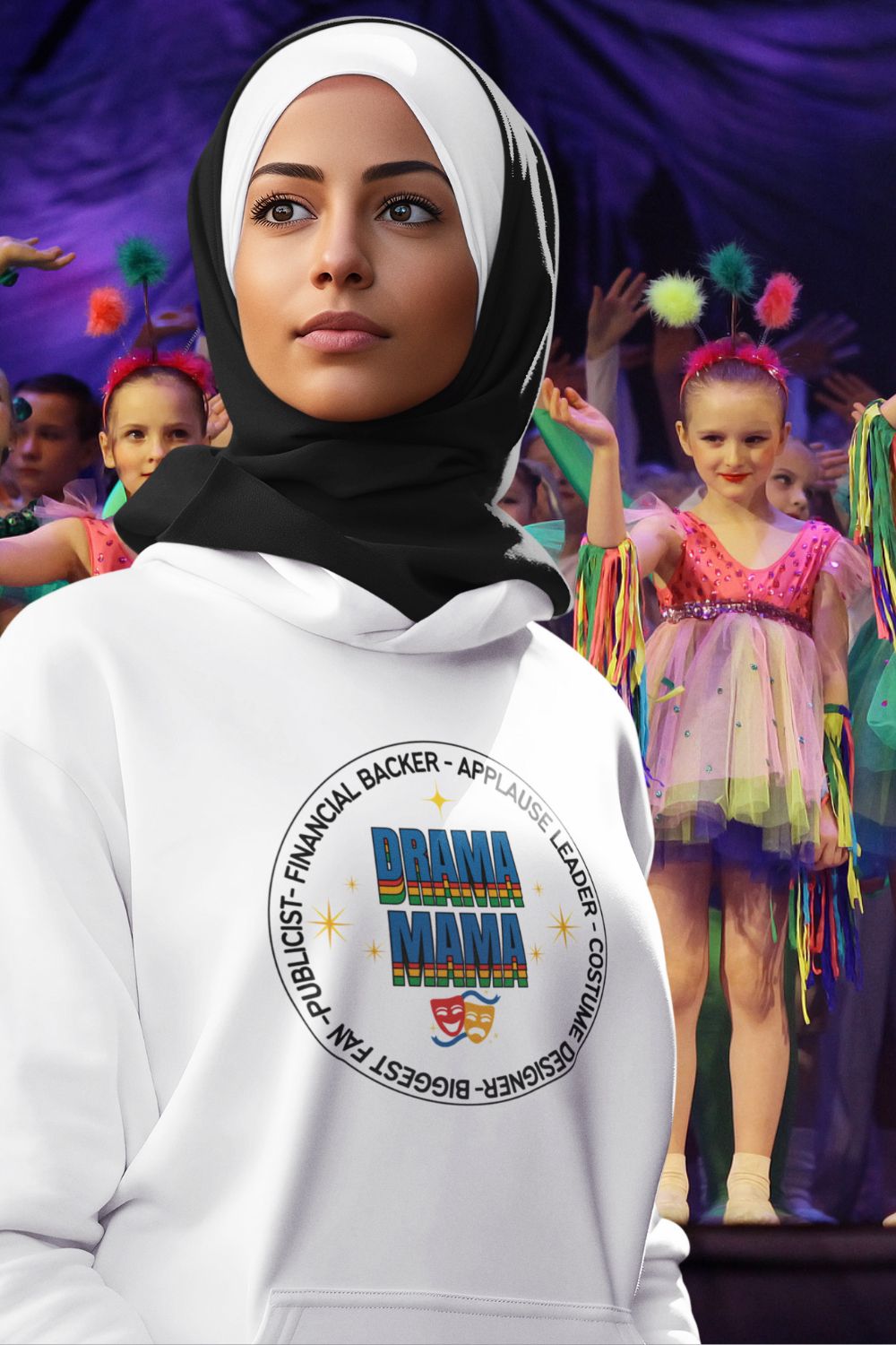 Drama Mama Hoodie – For Theatre’s #1 Backstage Hero