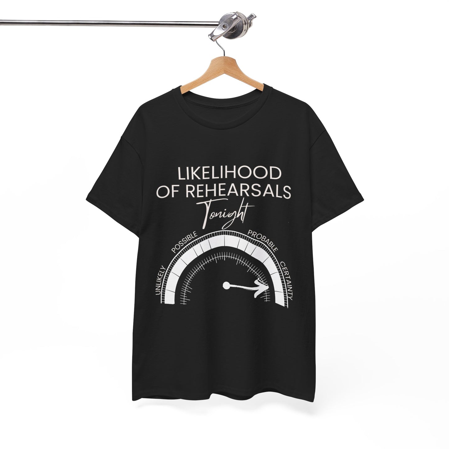 Likelihood of Rehearsals Tonight' Men's Theatre T-Shirt