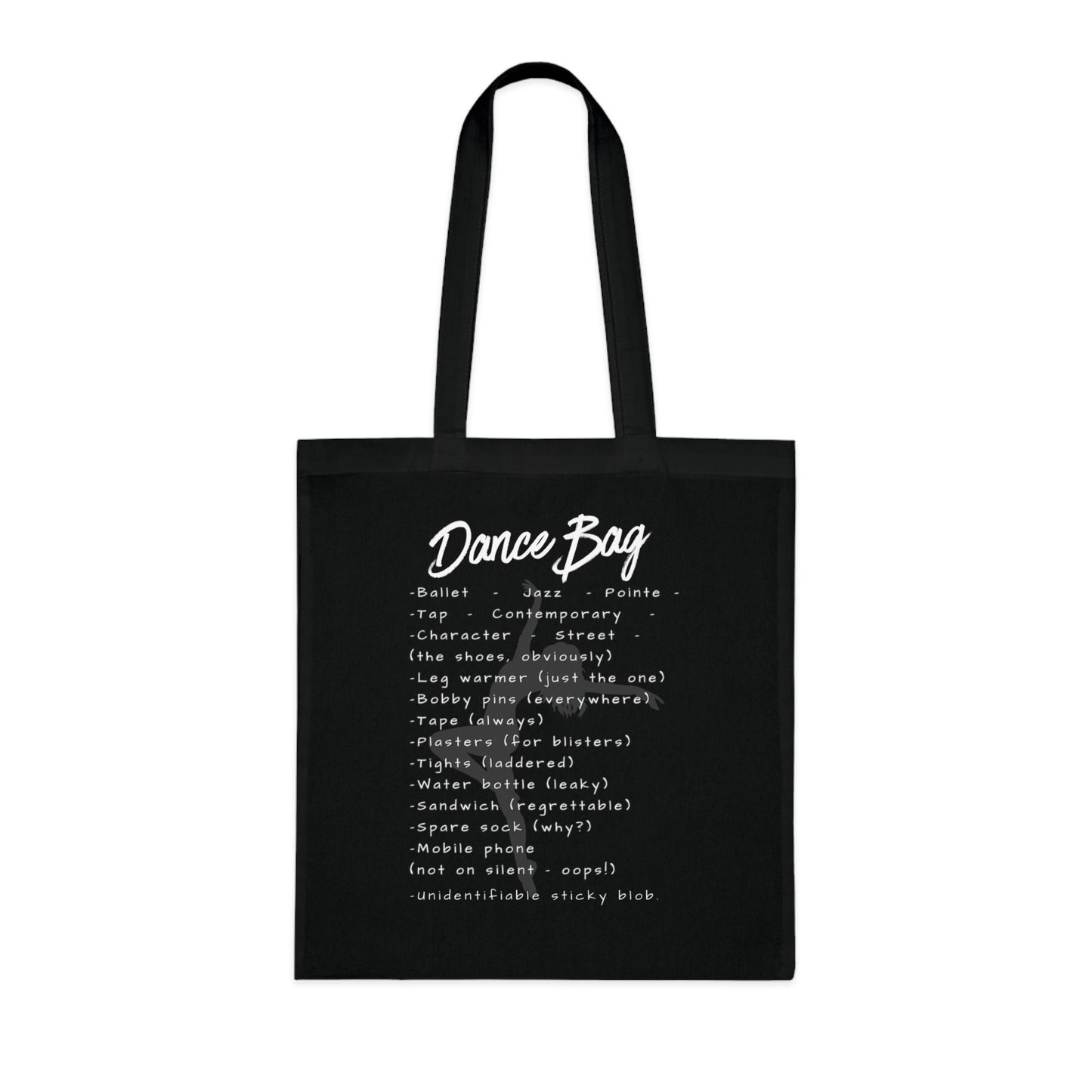 Dance Bag Tote – Relatable Dancer Life Cotton Tote Bag