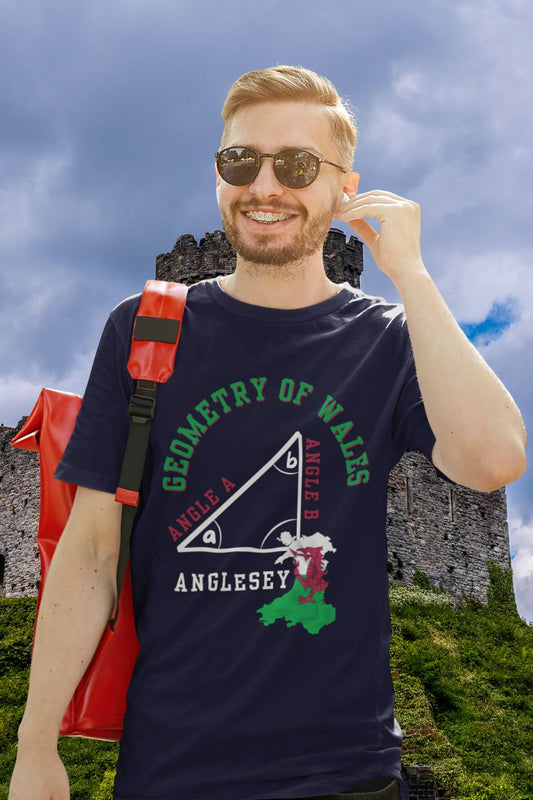 Angle A + Angle B = Anglesey T-Shirt – STEM Wales Gift (Men’s/Unisex Fit)