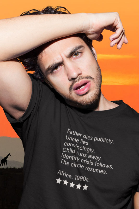 Men’s musical theatre review t-shirt | heavy cotton unisex fit