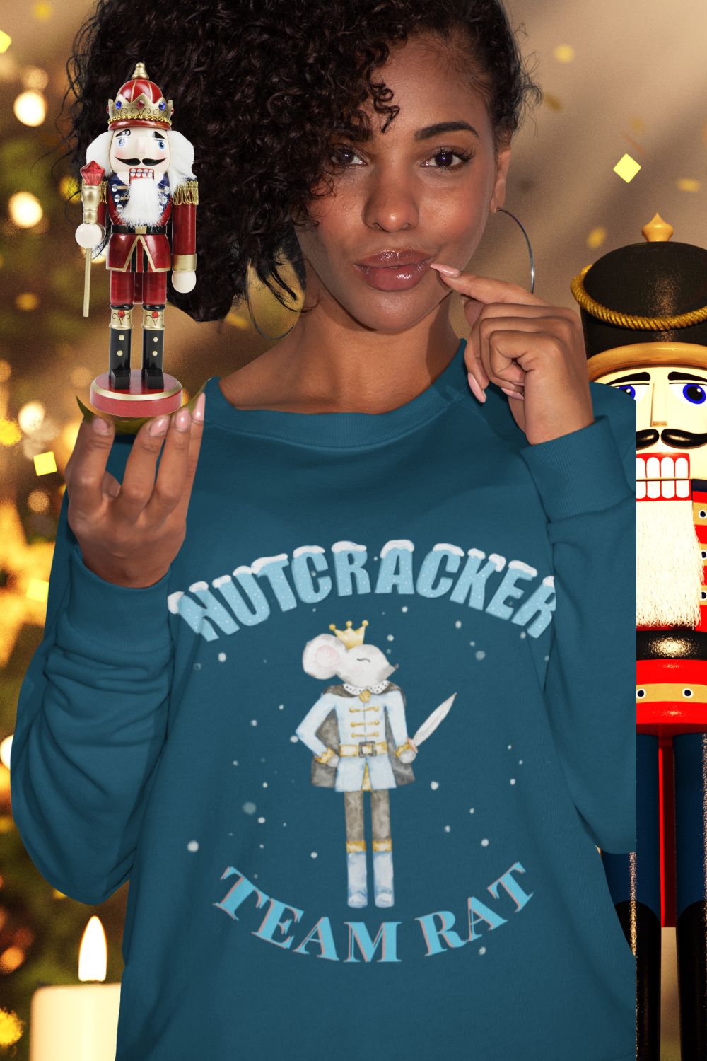 Team Rat Christmas Sweatshirt – Nutcracker Ballet Jumper for Dancers & Fans