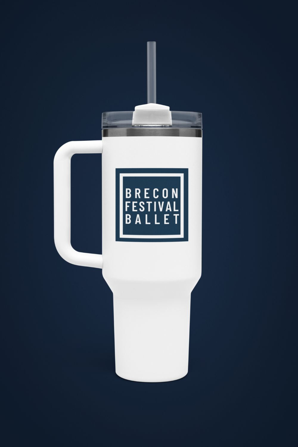 Brecon Festival Ballet 40oz Maxi Cup – Classic White with Logo