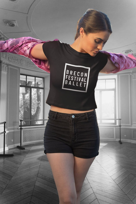 Brecon Festival Ballet – Women’s Cropped Top (Black)