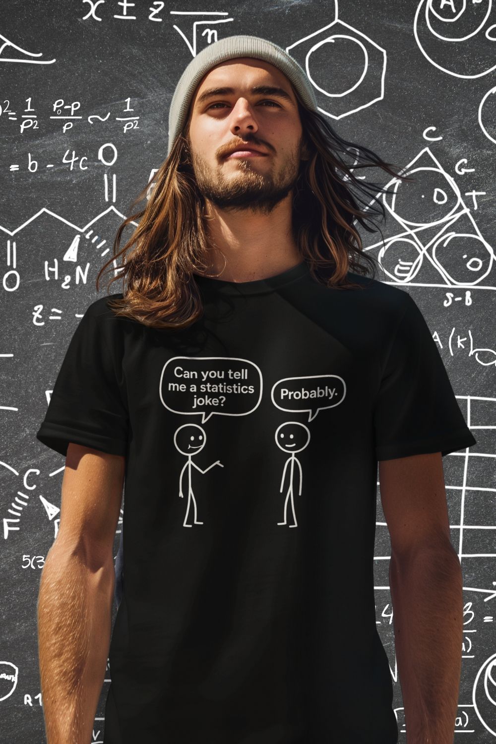 "Can You Tell Me a Statistics Joke? Probably." – Funny Maths T-Shirt for Statisticians & Nerds