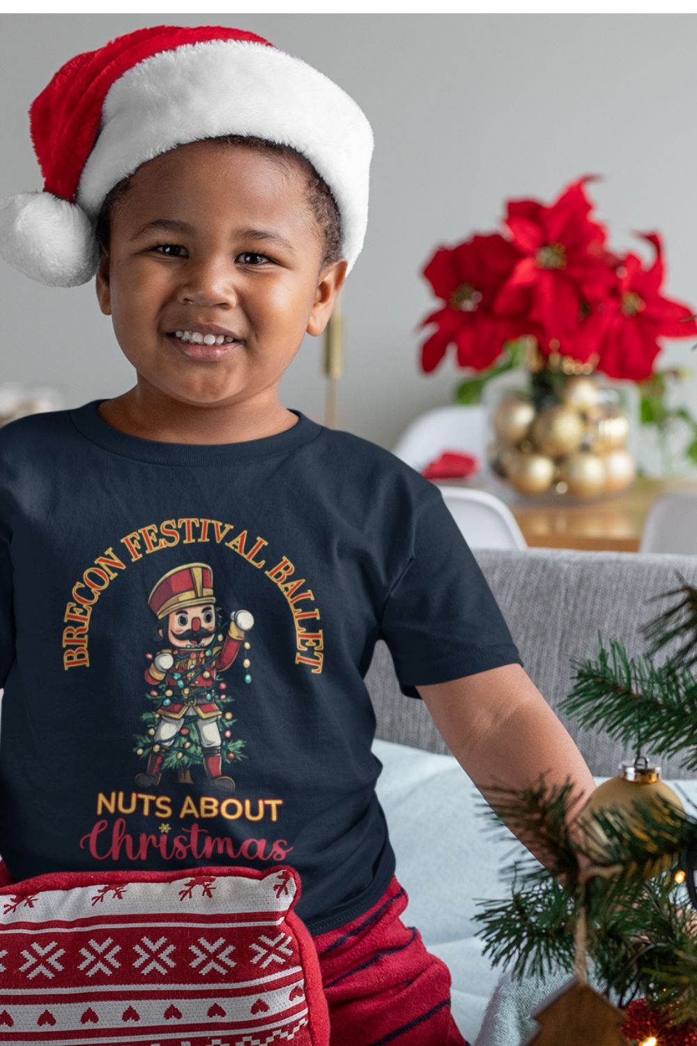 Nuts About Christmas Kids T-Shirt – Brecon Festival Ballet