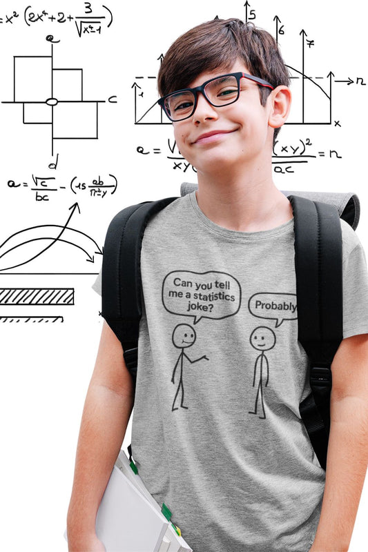 Kids T-shirt Math Humour STEM Joke Speech Bubble Design