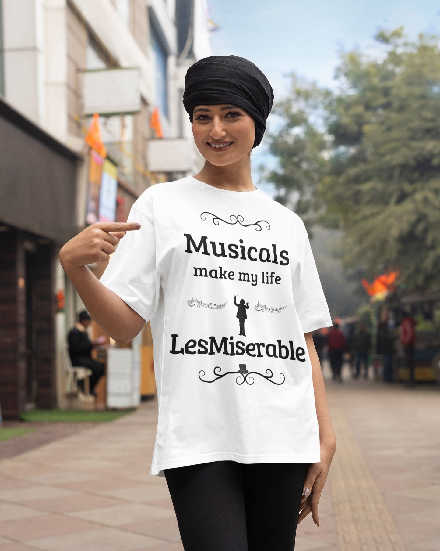 "Musicals Make My Life LesMiserable" Men's - Unisex Theatre T-Shirt