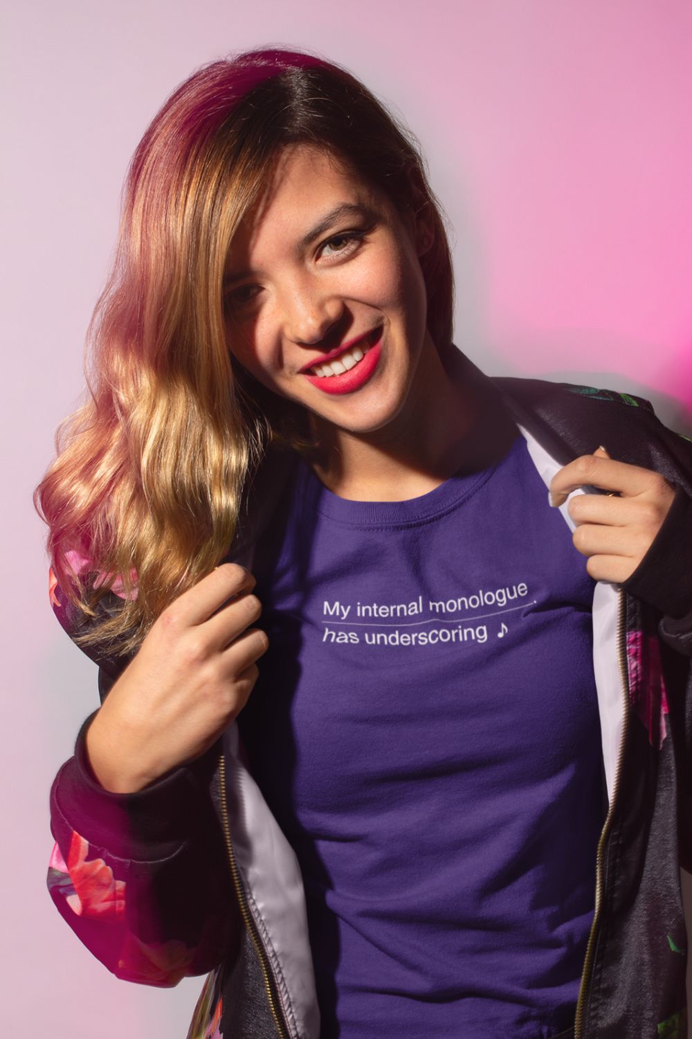 My Internal Monologue Has Underscoring – Women’s Musical Theatre T-Shirt