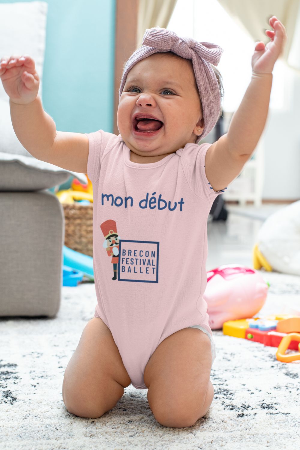 “Mon Début” Organic Cotton Baby Bodysuit – Brecon Festival Ballet