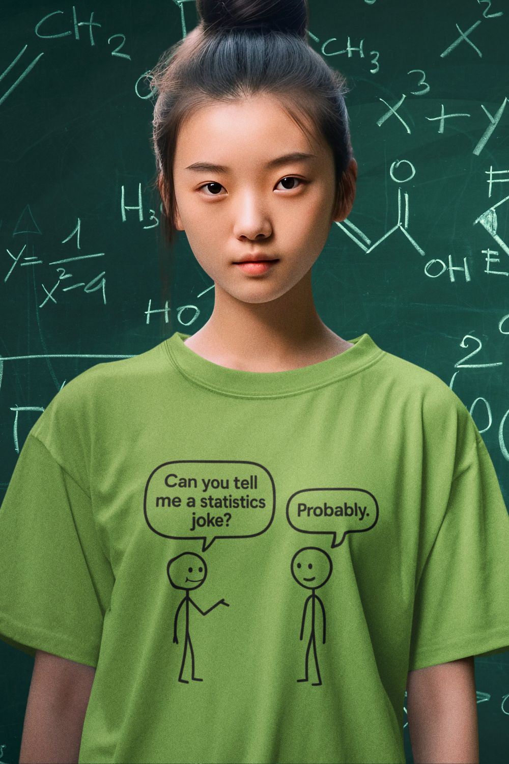 Kids T-shirt Math Humour STEM Joke Speech Bubble Design
