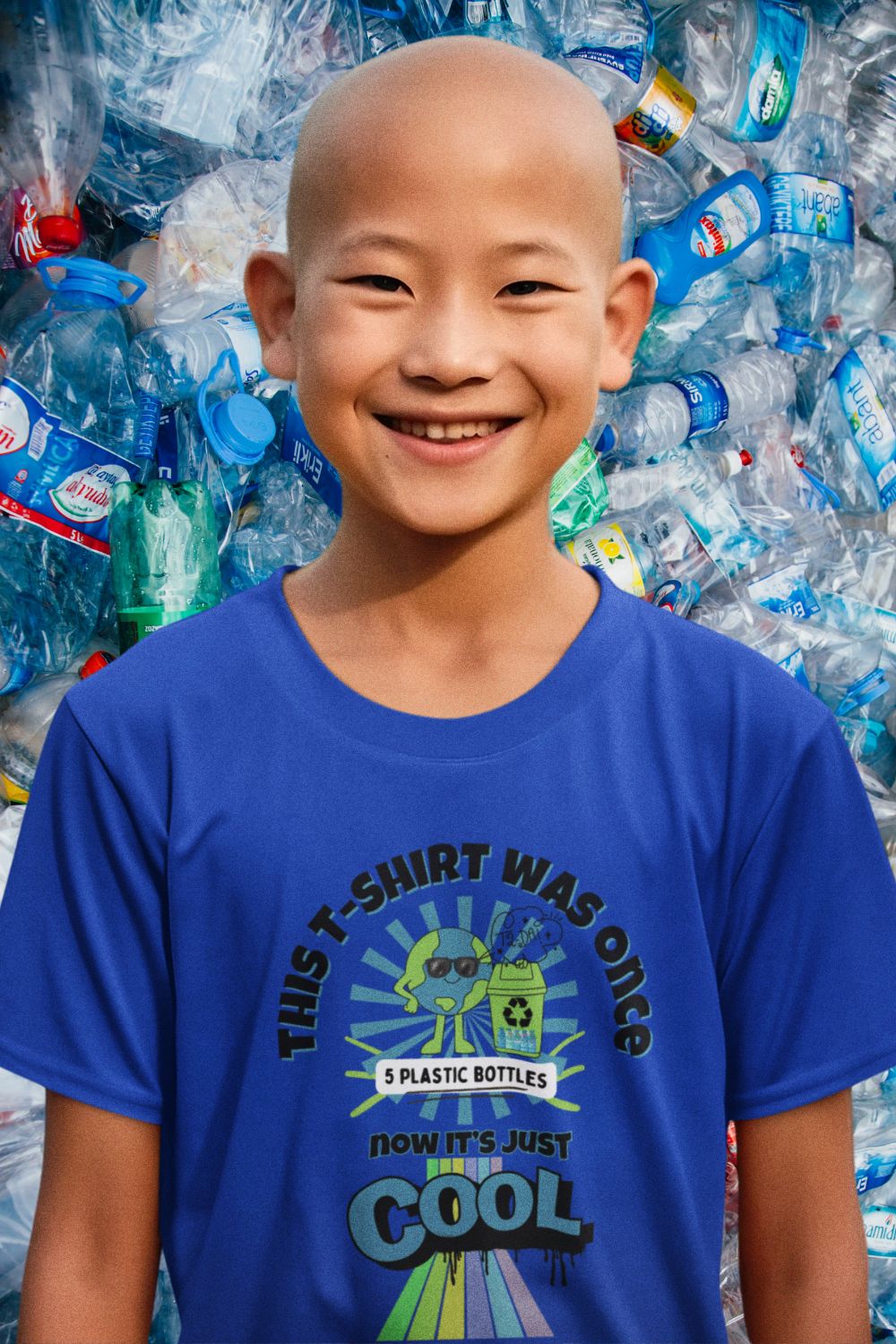 Kids’ STEM Eco Hero T-Shirt – Made from 5 x 550ml Bottles | Recycled, Quick-Dry, Planet-Positive Sports T-Shirt