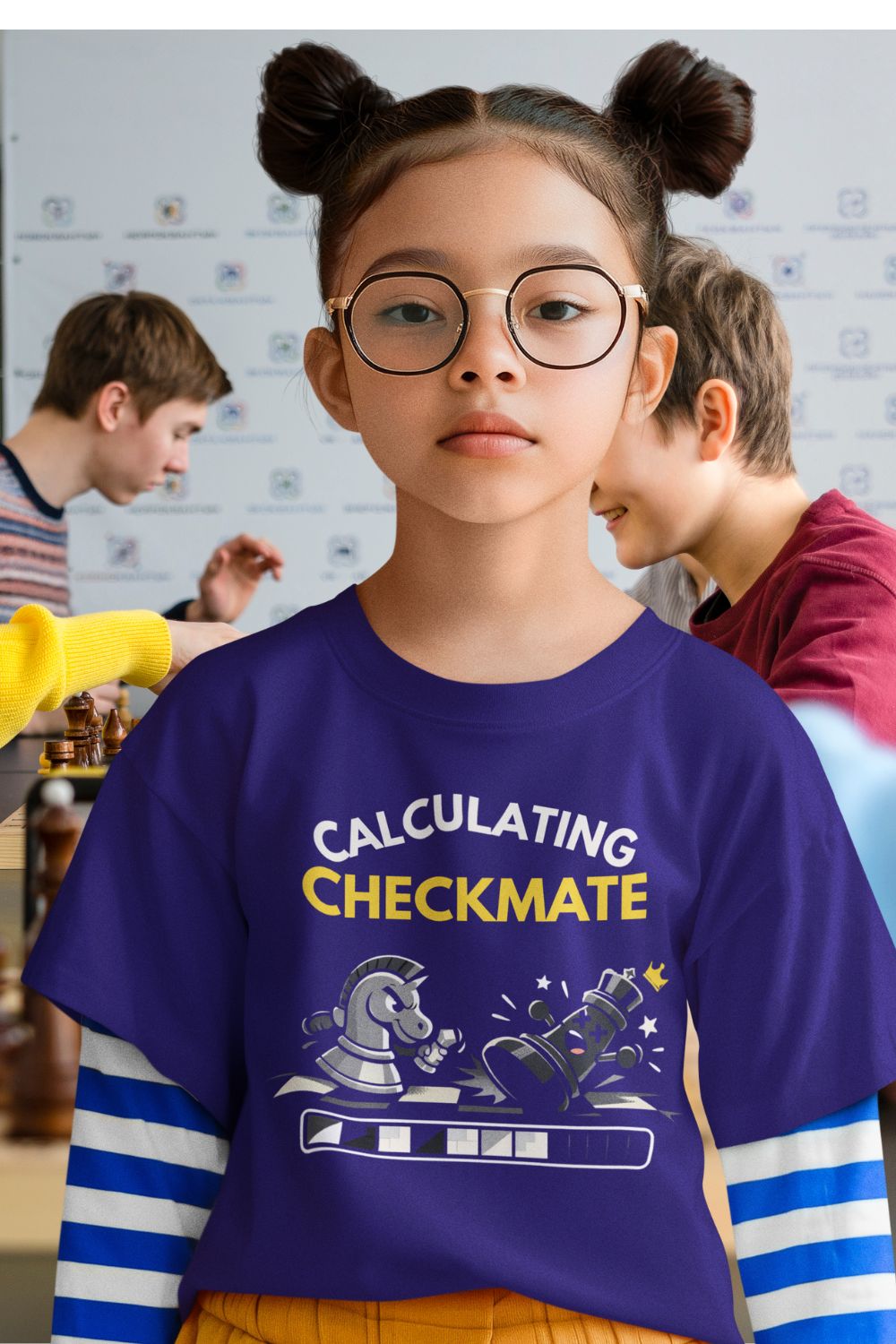 Calculating Checkmate Kids Chess T-Shirt – STEM & Chess Club Gift for Clever Kids