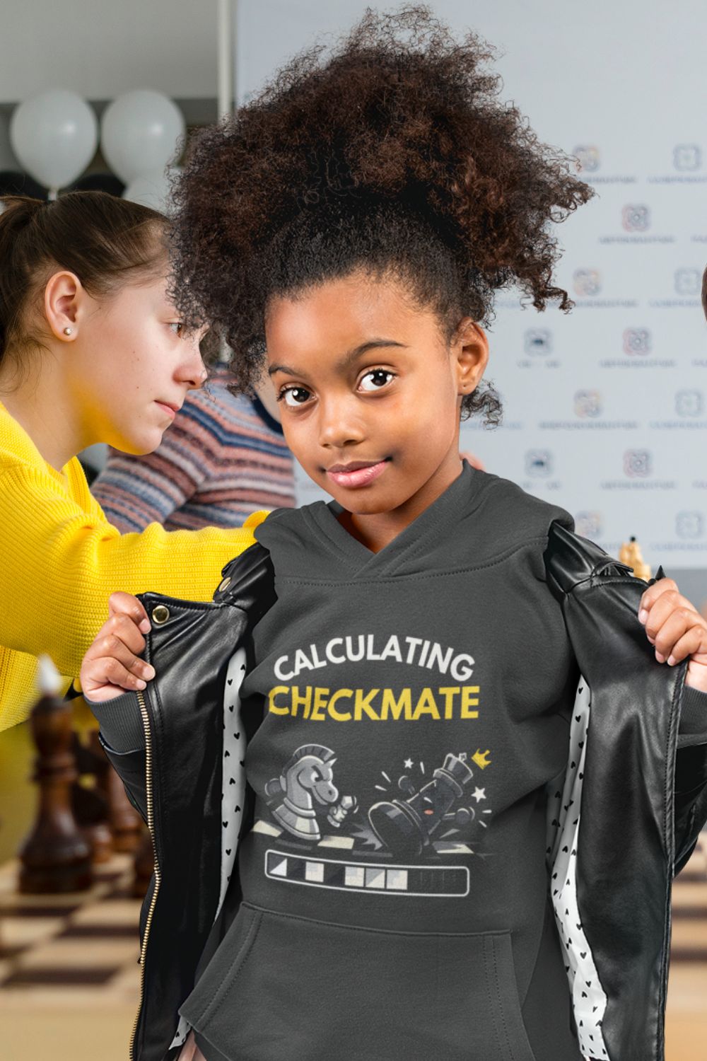 Calculating Checkmate Kids Chess Hoodie – STEM & Chess Club Hoodie for Clever Kids
