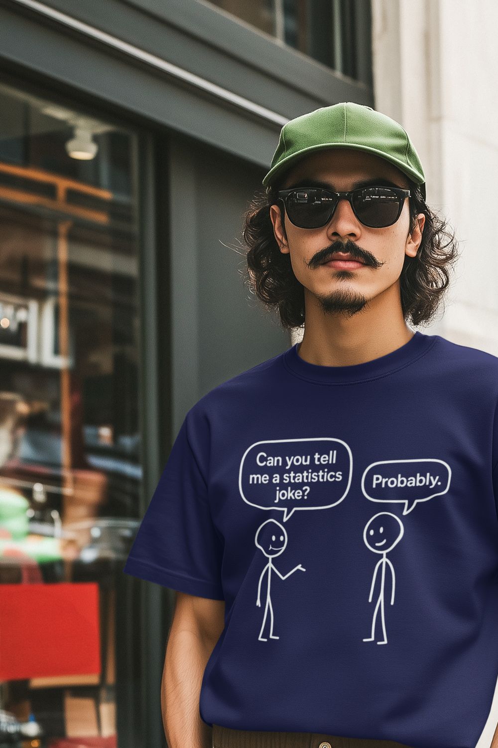 "Can You Tell Me a Statistics Joke? Probably." – Funny Maths T-Shirt for Statisticians & Nerds