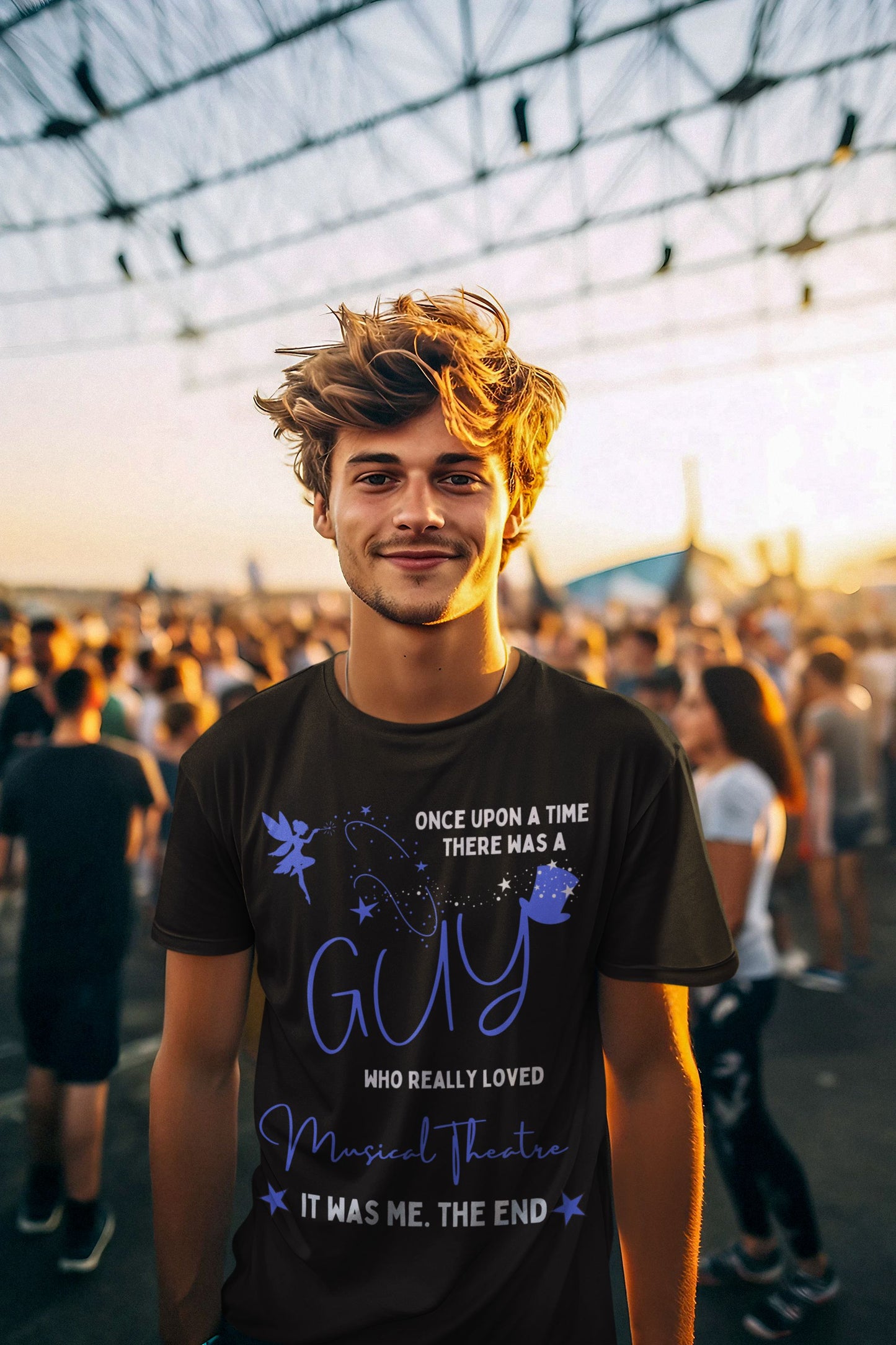 Once Upon a Time Musical Theatre Lover's T-shirt for Guys – Perfect for Theatre Enthusiasts