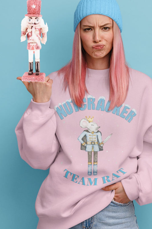 Team Rat Christmas Sweatshirt – Nutcracker Ballet Jumper for Dancers & Fans