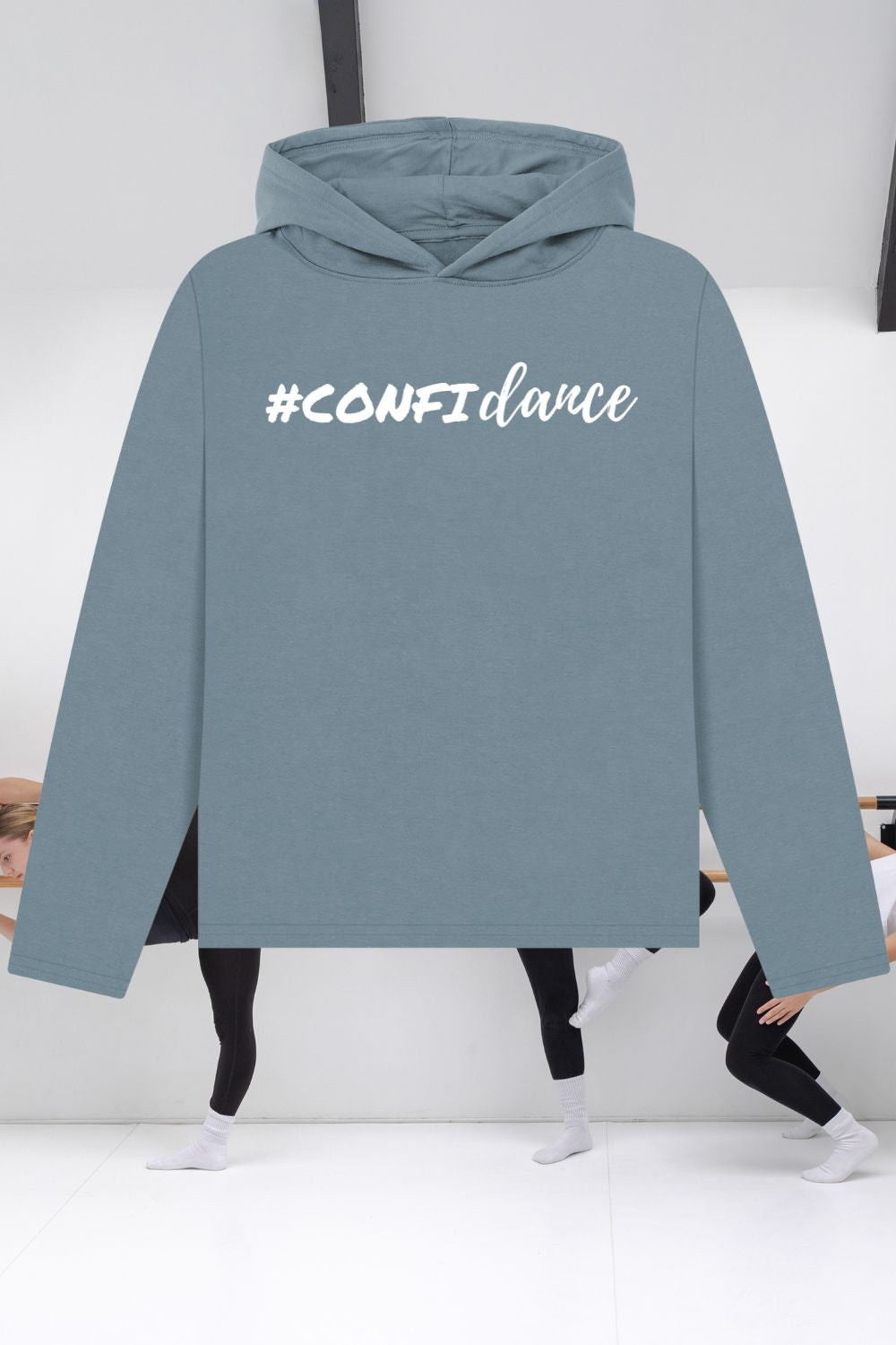 Women's Organic Relaxed Fit Hoodie – #confiDance Dancers Collection