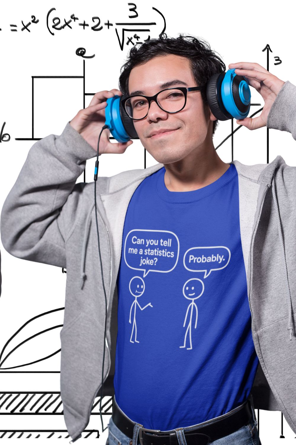 "Can You Tell Me a Statistics Joke? Probably." – Funny Maths T-Shirt for Statisticians & Nerds