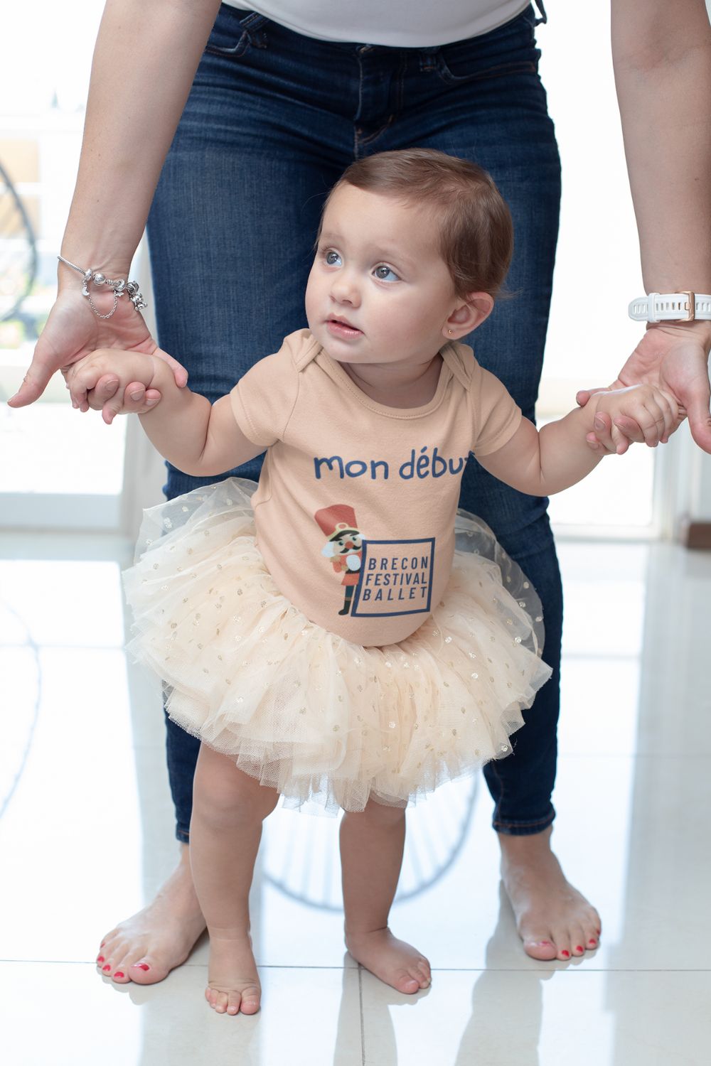 “Mon Début” Organic Cotton Baby Bodysuit – Brecon Festival Ballet