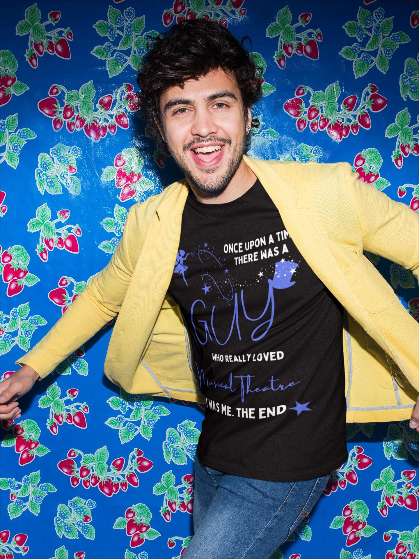 Once Upon a Time Musical Theatre Lover's T-shirt for Guys – Perfect for Theatre Enthusiasts