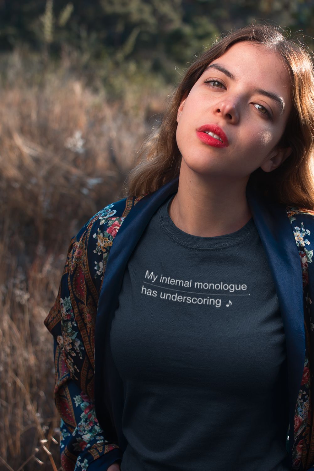 My Internal Monologue Has Underscoring – Women’s Musical Theatre T-Shirt