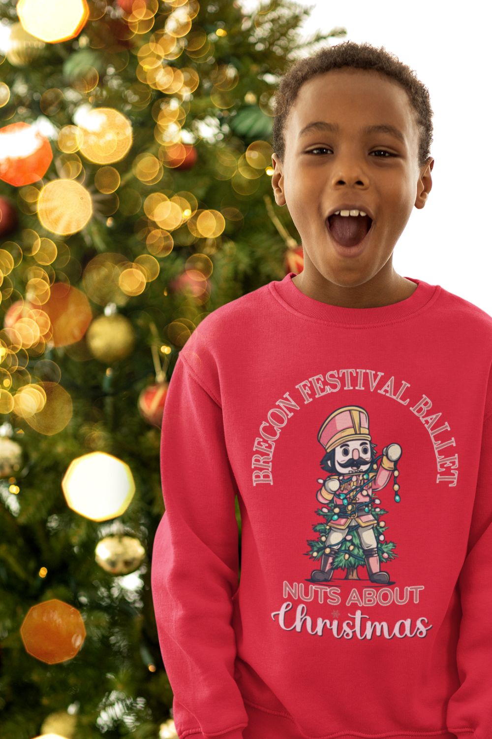 Nuts About Christmas Kids Sweatshirt – Brecon Festival Ballet