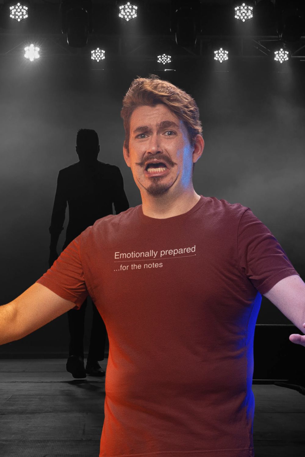 Emotionally Prepared …for the Notes – Unisex Actor & Performer T-Shirt