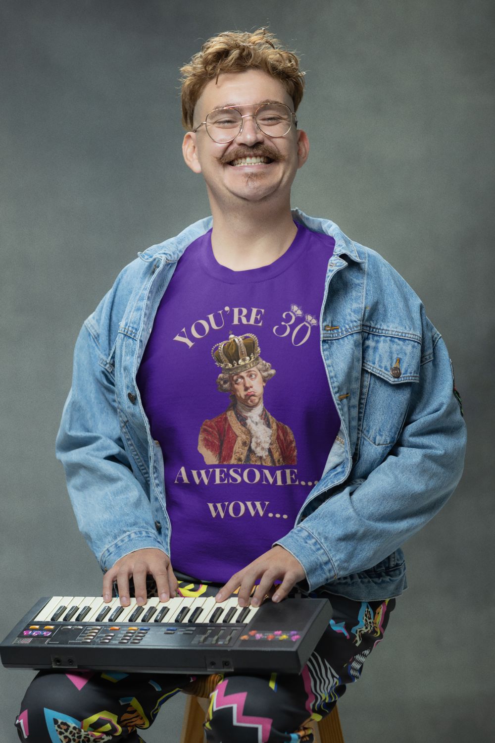 30th Birthday T-Shirt for Men – Theatre Style – Awesome Wow