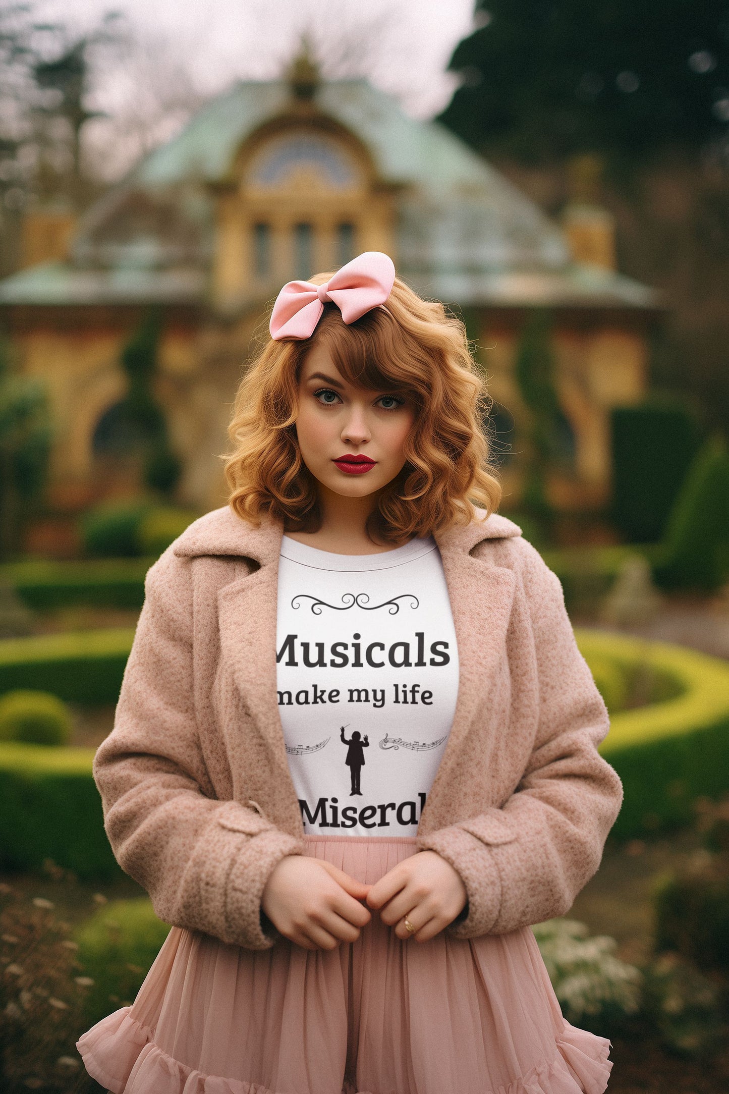 Women’s Musical Theatre T-Shirt – "Musicals Make My Life LesMiserable