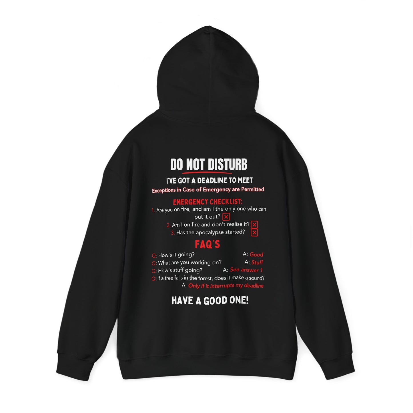 DO NOT DISTURB: The Ultimate Hoodie for Engineers on a Deadline
