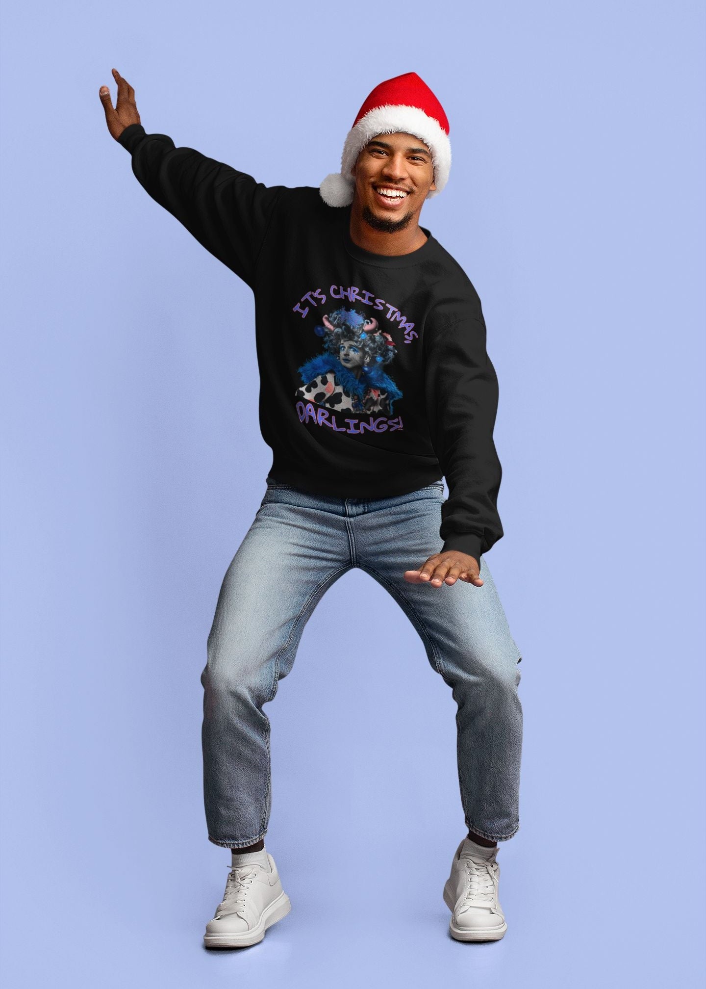 "It’s Christmas, Darlings!” Panto Sweatshirt – Perfect for Panto Fans