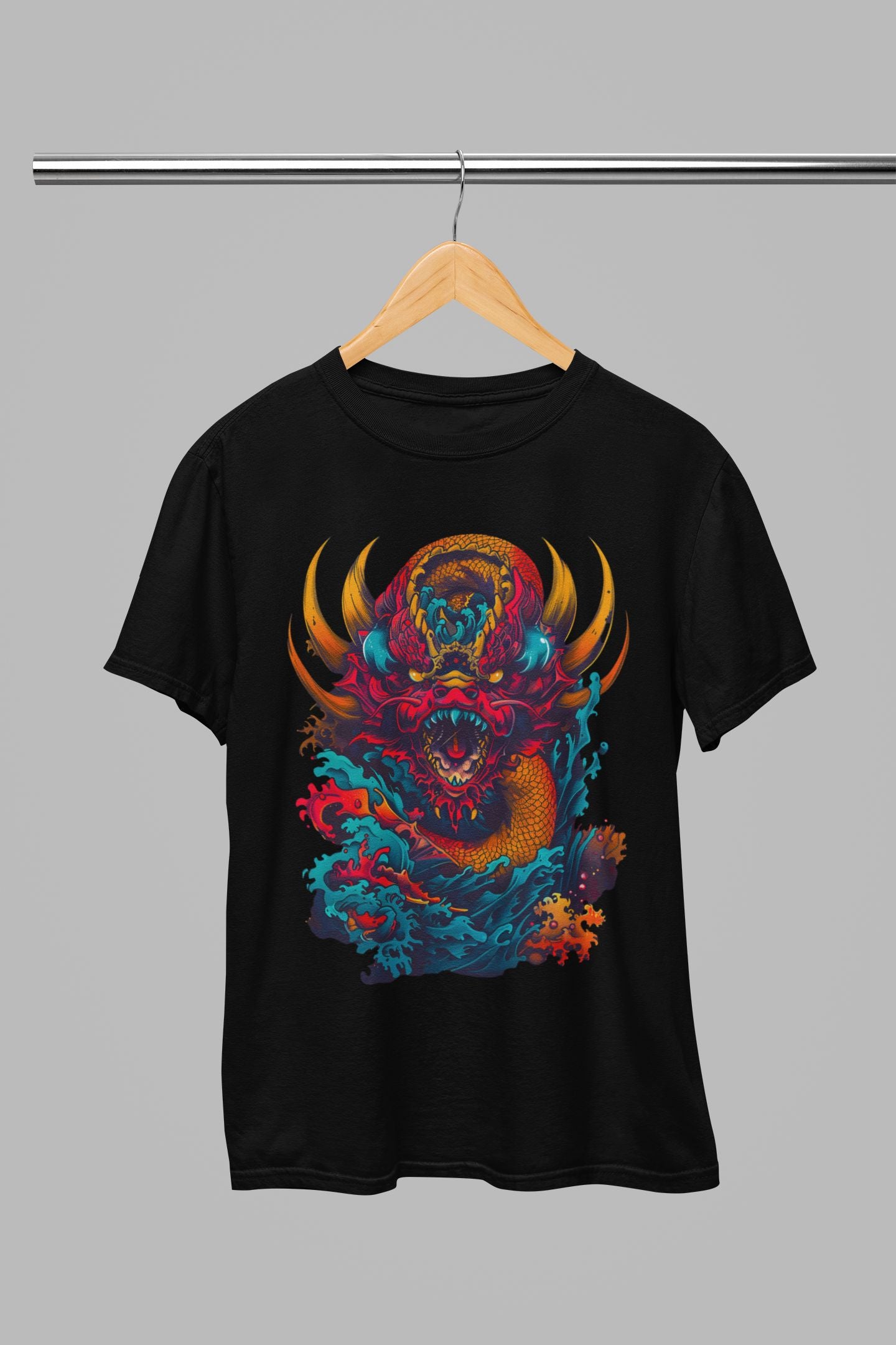 Unleash Your Inner Dragon: Fantasy & D&D-Inspired Men’s Unisex Heavy Cotton T-shirt!