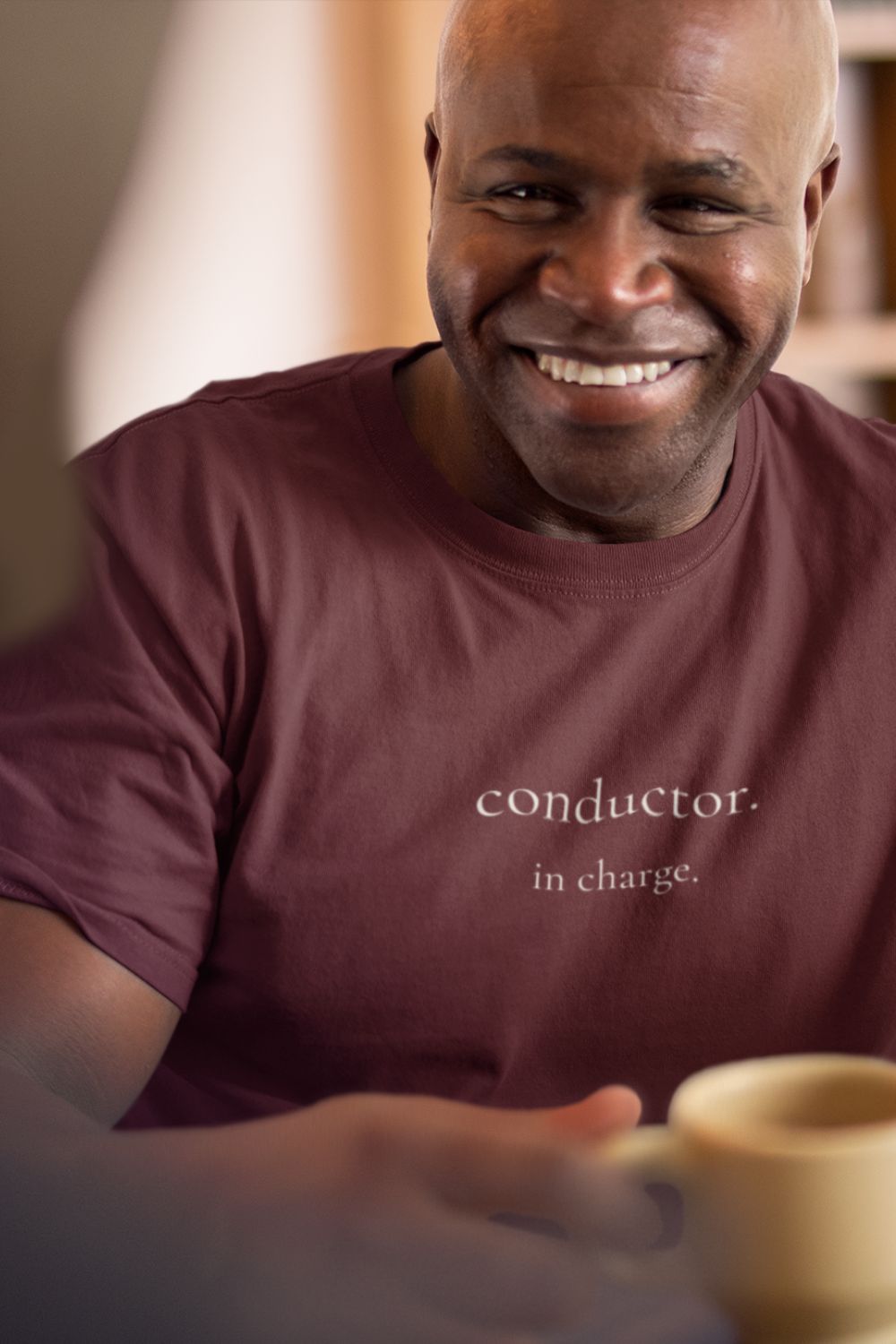 Conductor. In Charge. – Men’s Choir & Music T-Shirt