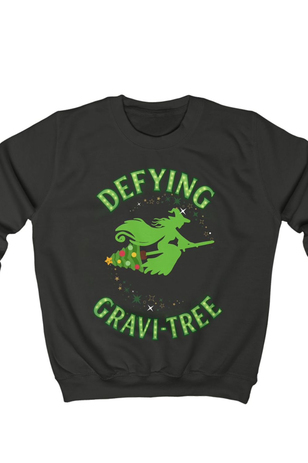 Defying Gravi-Tree Kids Christmas Sweatshirt – The Ultimate Festive Jumper for Theatre Kids