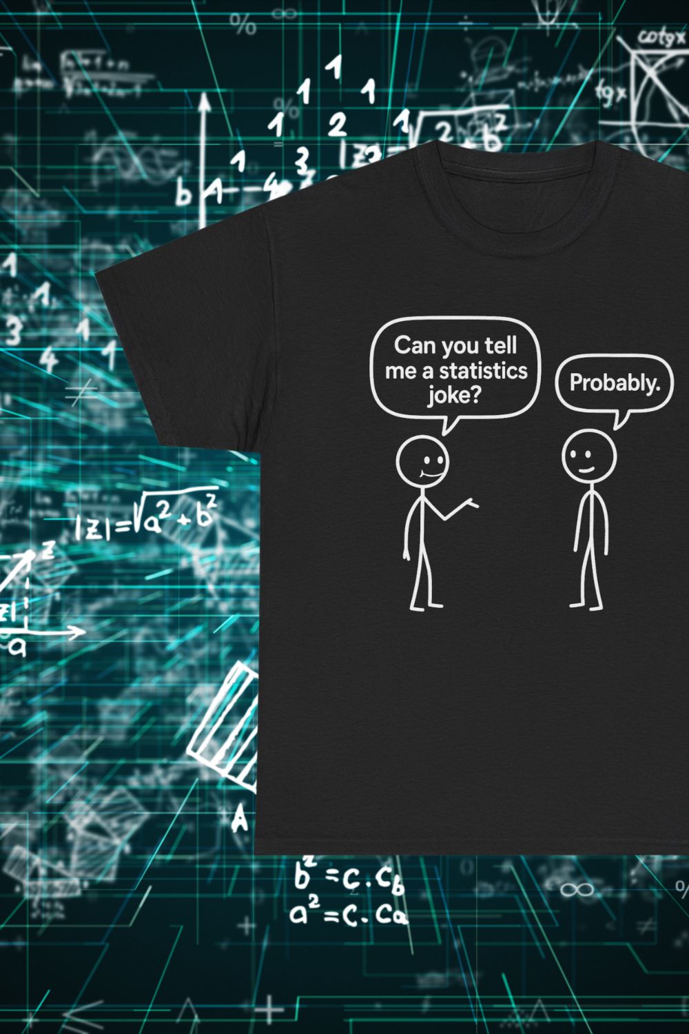 "Can You Tell Me a Statistics Joke? Probably." – Funny Maths T-Shirt for Statisticians & Nerds
