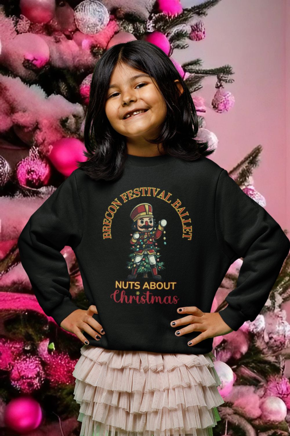 Nuts About Christmas Kids Sweatshirt – Brecon Festival Ballet
