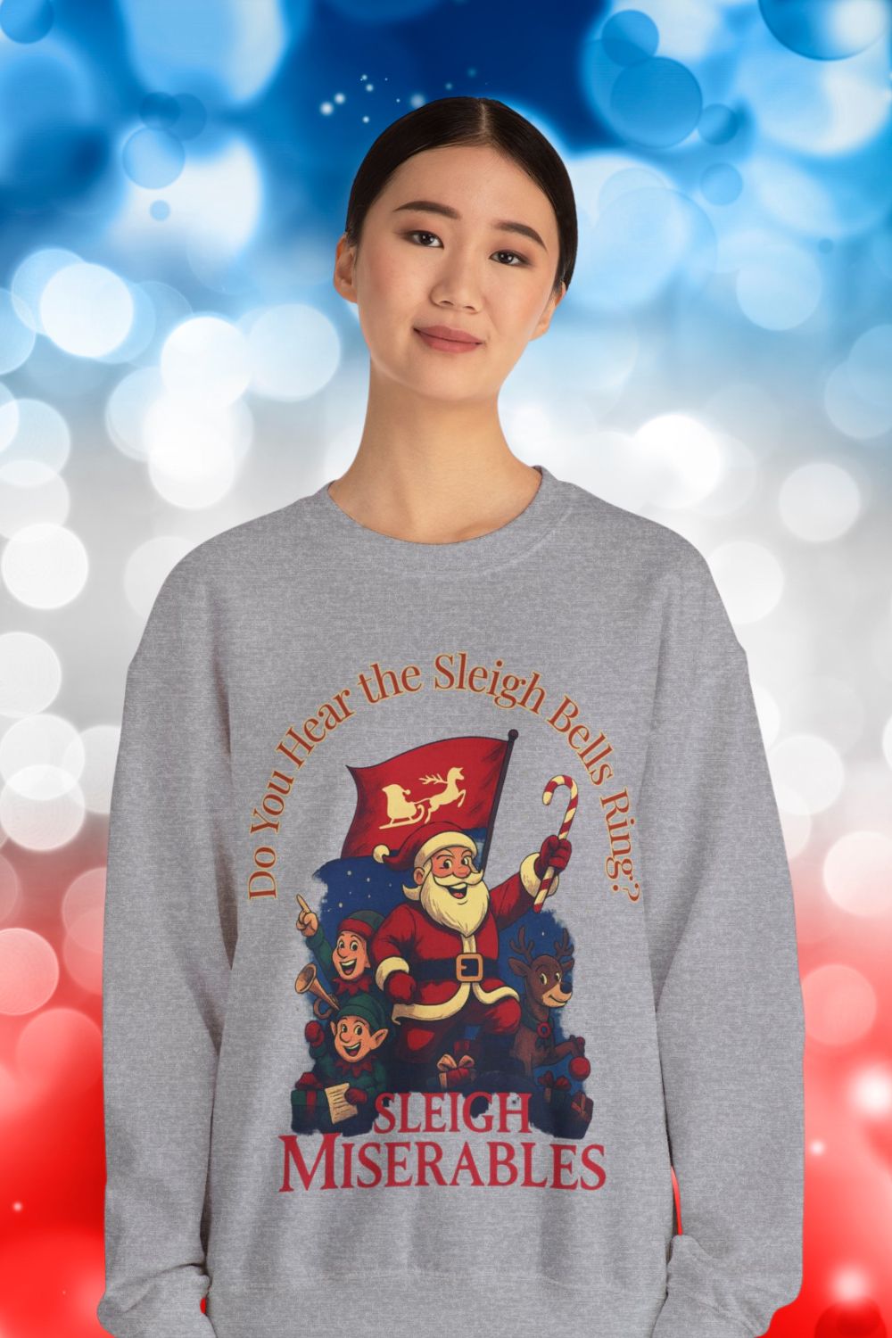 Sleigh Miserables – Do You Hear the Sleigh Bells Ring? | Theatre Lovers Christmas Jumper
