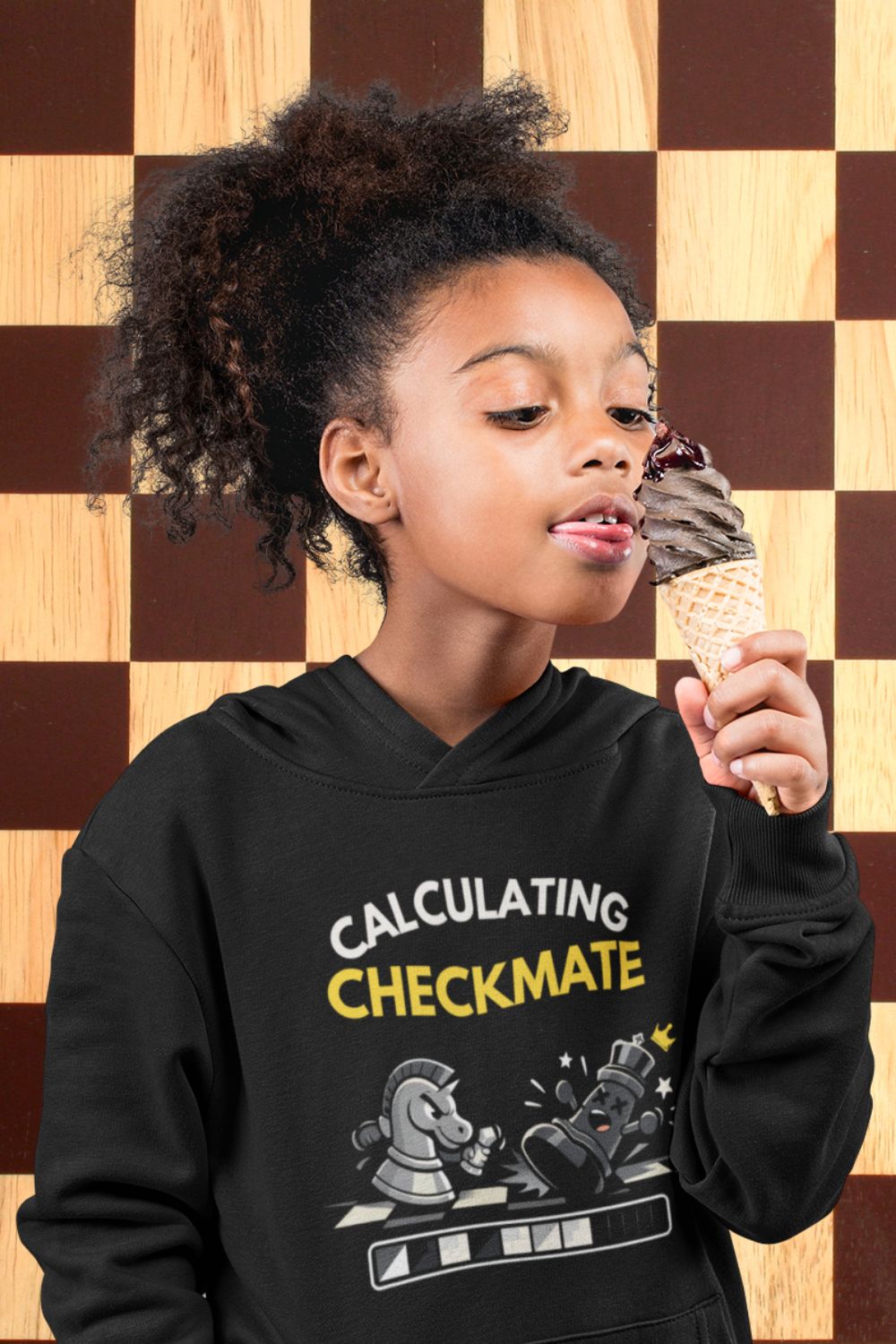 Calculating Checkmate Kids Chess Hoodie – STEM & Chess Club Hoodie for Clever Kids