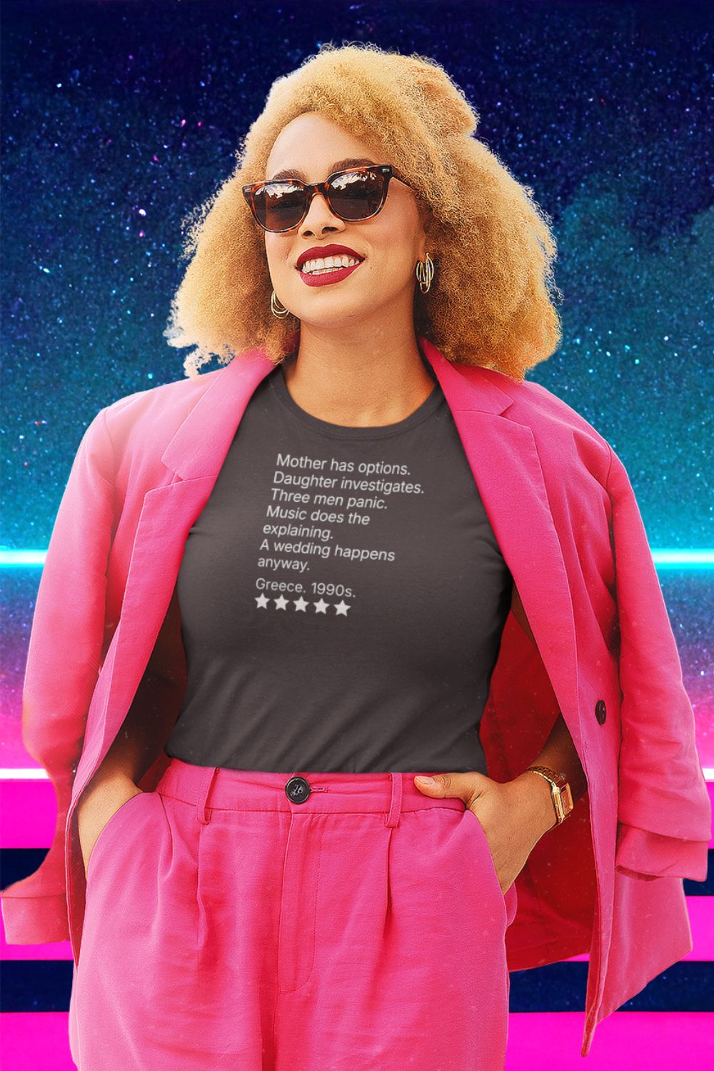 Women’s musical theatre review t-shirt | slim fit lightweight cotton