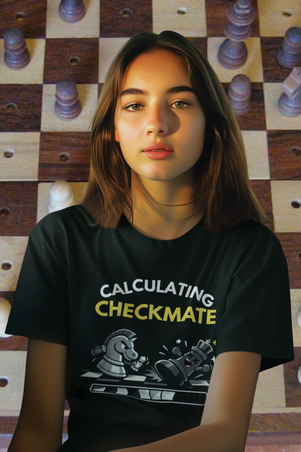 Calculating Checkmate Kids Chess T-Shirt – STEM & Chess Club Gift for Clever Kids
