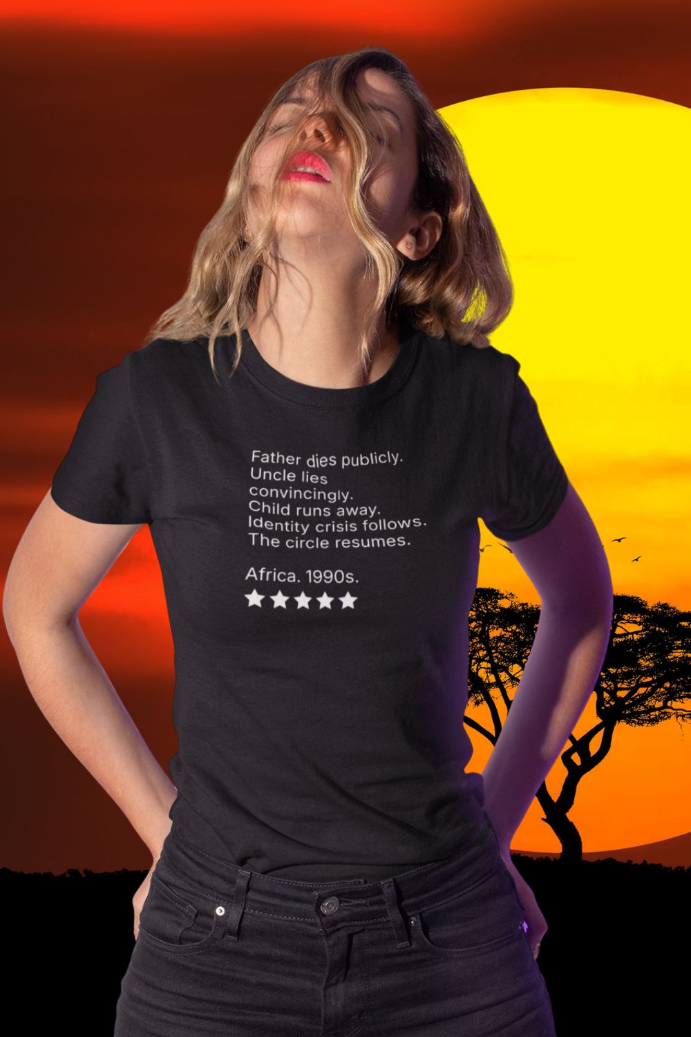Women’s musical theatre review t-shirt | slim fit lightweight cotton