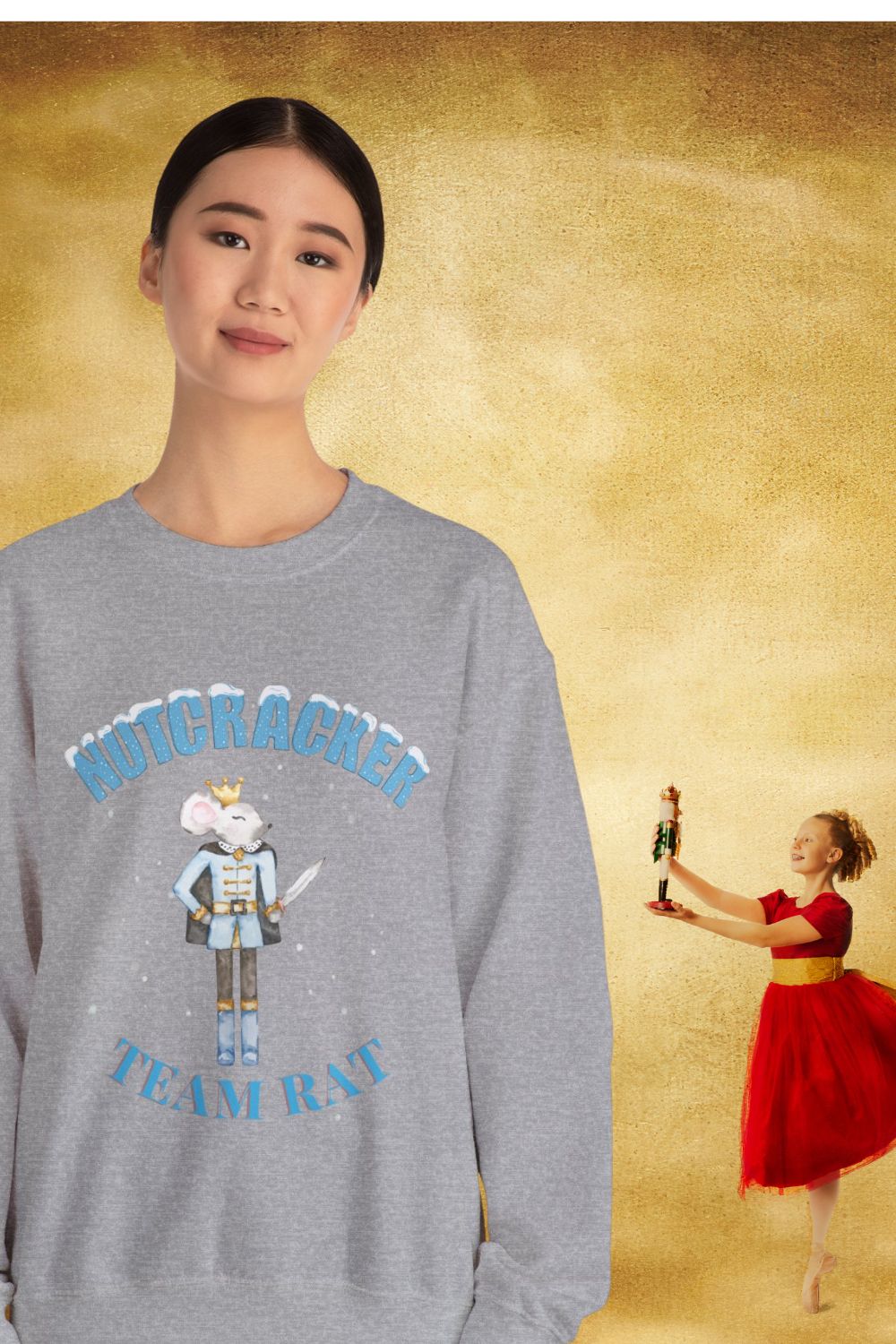 Team Rat Christmas Sweatshirt – Nutcracker Ballet Jumper for Dancers & Fans