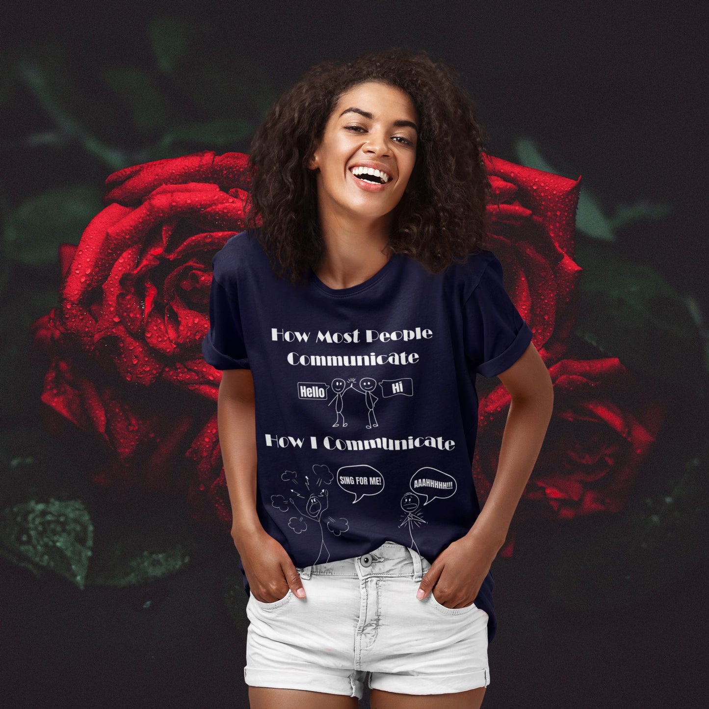 Men's T-Shirt "Sing for Me" – Musical Theatre Unisex Design for Theatre Lovers