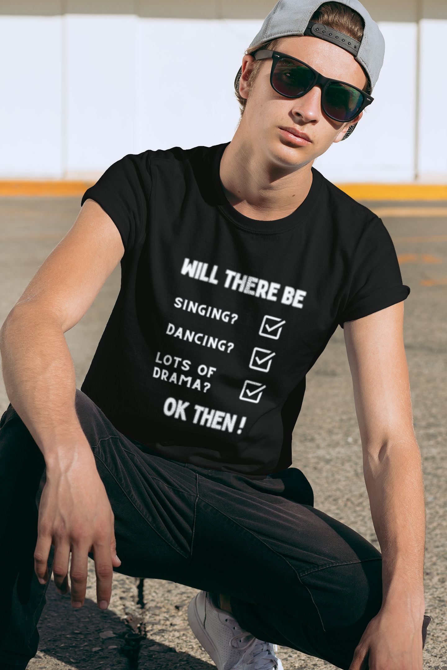 Men’s Theatre T-Shirt – For Drama Seekers & Theatre Lovers, Unisex Design