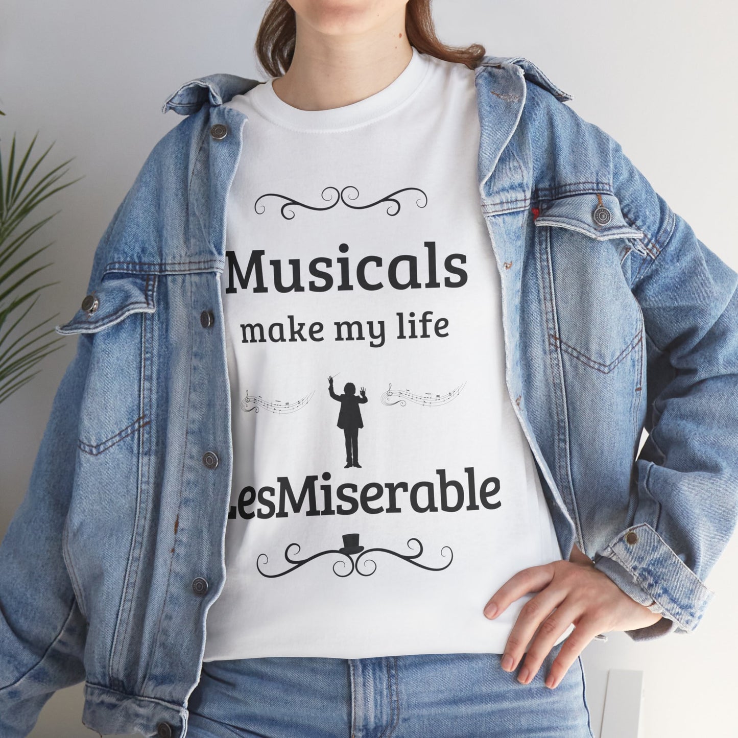 "Musicals Make My Life LesMiserable" Men's - Unisex Theatre T-Shirt