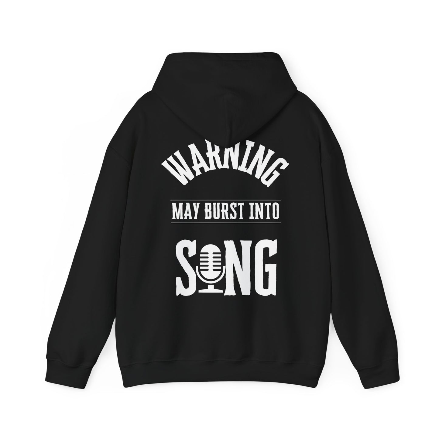 "Warning: May Burst into Song" Unisex Theatre Hoodie – Perfect for Singers & Performers