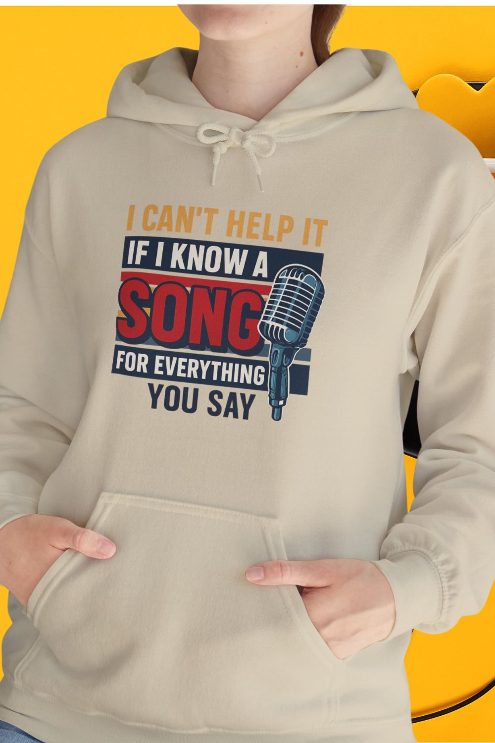 Unisex Song Lyric Hoodie – Theatre & Music Fans
